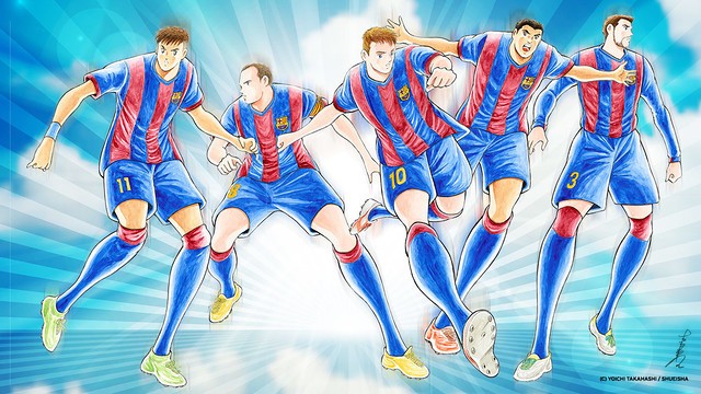 Yoichi Takahashi homenajea al FC Barcelona con una ilustración